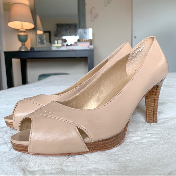 Stuart Weitzman Shoes - ☀️Stuart  Weitzman Over It Genuine Leather Peep